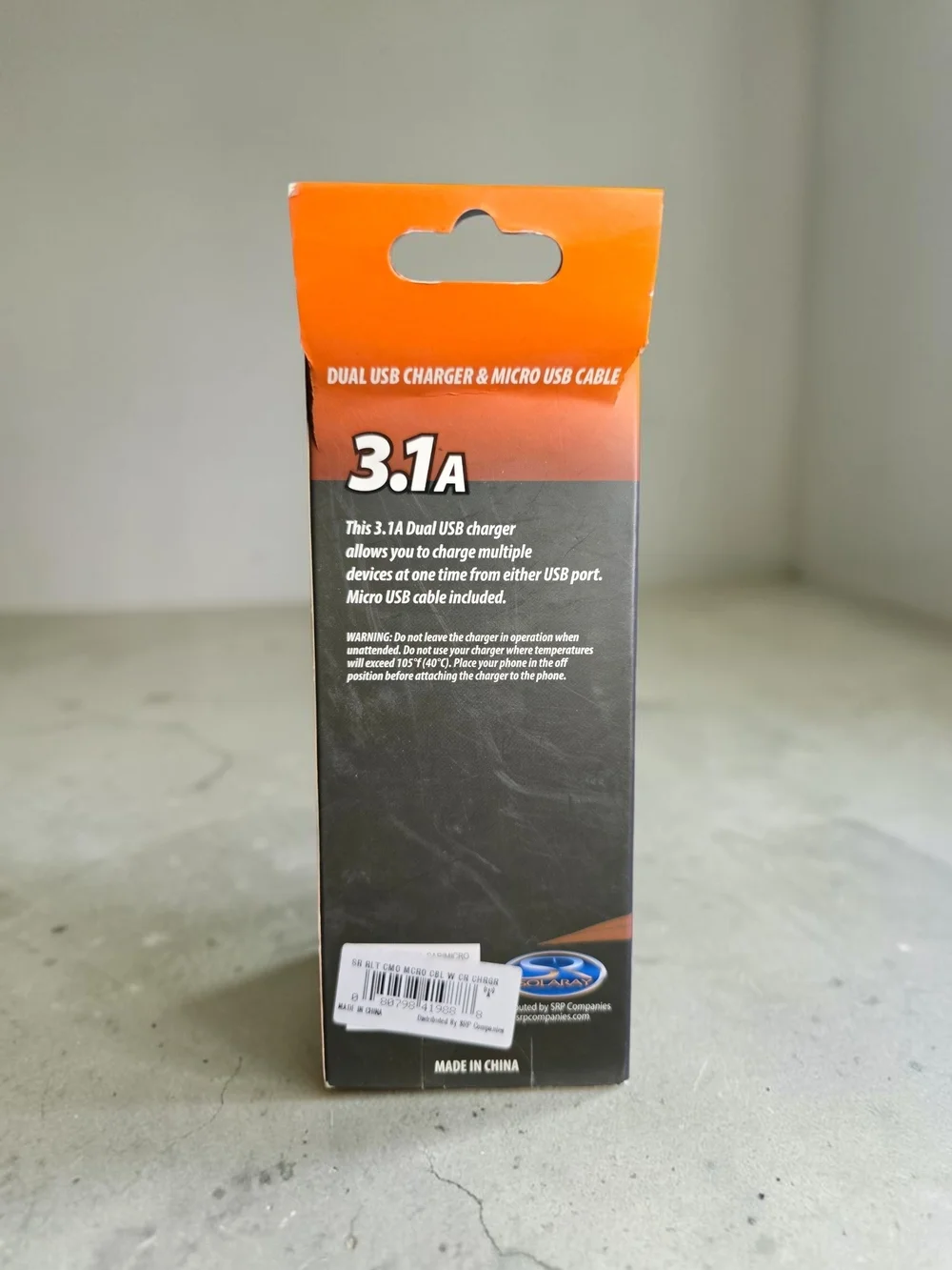 Realtree AP 3.1A Dual USB Car Charger & Micro USB Cable | NIB